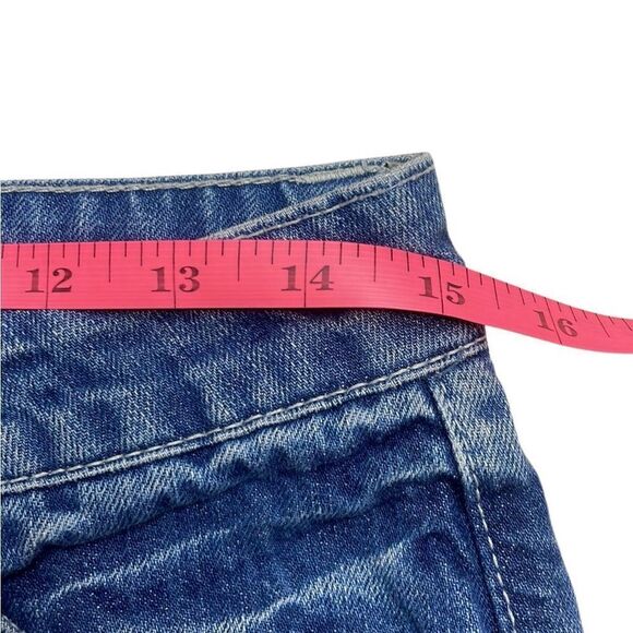 Y2K Vintage American Eagle Denim Micro Mini Skirt Size 4 - Picture 6 of 7